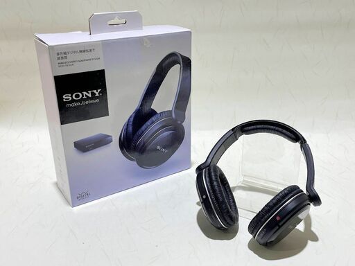 【苫小牧バナナ】ソニー/SONY ワイヤレス ステレオ ヘッドホン 2.4GHｚ デジタル無線伝送 MDR-HW300K 動作確認済み♪