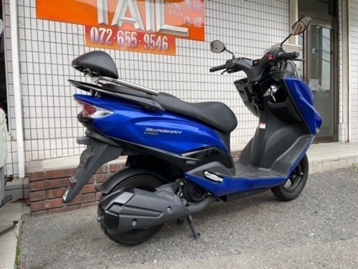 ★18万円！バーグマン125FI スズキ　インジェクション　セル1 実働車　バーグマンストリート　小型　スクーター