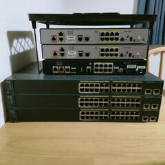 Cisco　ルータ・スイッチ　各3台