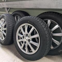 スタッドレス 165／65R14 アルミ付 4本 GY アイスナビ6 18年製
