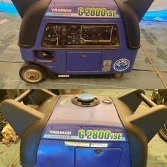早い者勝ち発電機G2800iseヤンマー整備済み　好調