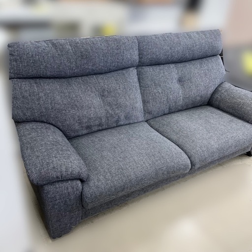 J2104 値下げ! 2.5人掛けソファ ハイバックソファ クリーニング済み