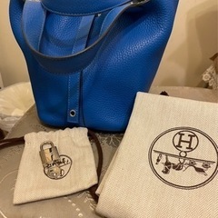 【ネット決済・配送可】HERMES ピコタンロック PM ブルーイドラ