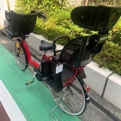 BRIDGESTONE アンジェリーノ電動アシスト自転車 8.9ahフル点灯 ブリジストン アンジェリーノ 8.9AH 前後子供乗せ 新基準 電動アシスト