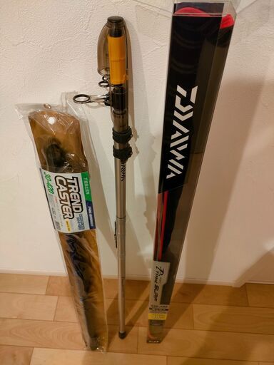 【美品】投げ竿セット ダイワ プライムサーフ T25-405＆プロマリン トレンドキャスター 30-360