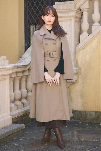 レディース Mademoiselle 2Way Long Coat