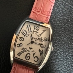 譲渡予定者決定　ミシェルジョルダンのピンクの腕時計
