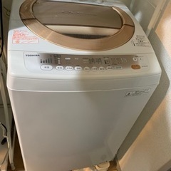 東芝　洗濯機　0円