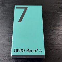 未開封 SIMフリー OPPO Reno7 A 128GB ブラック