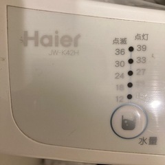 洗濯機　Haier JW-K42H