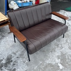 ニトリ 2人用ソファ ステイン 中古