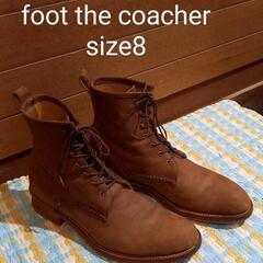 【値下げします】foot the coacher　ブーツ　size8