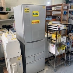 冷蔵庫】【東芝】【426L】【15年製】【配達可能】【6ヶ月保証  