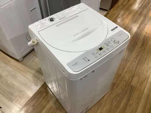 SHARP 全自動洗濯機 ES-GE5C-W 入荷致しました！