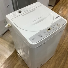 SHARP 全自動洗濯機 ES-GE5C-W 入荷致しました！