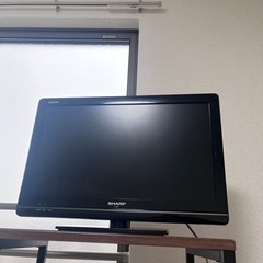 【映りに問題アリ】22型テレビとテレビ線引き取って下さる方募集