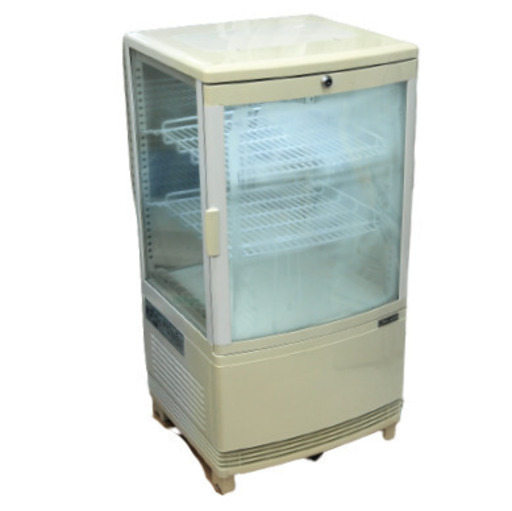 卓上冷蔵ショーケース 63L 4面ガラス レマコム RCS-4G63S リユース品