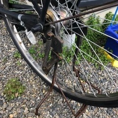 三人乗り自転車 子供乗せ 【前後タイヤ新品】