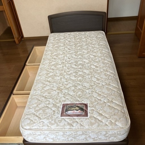 シモンズのシングルベッド