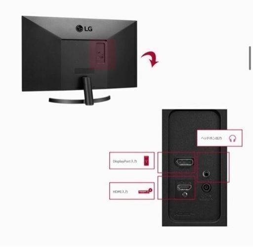 [値下げ中] LG モニターディスプレイMonitor Display 32MN600P-B 31.5" Full HD