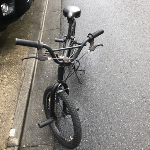 bmxストリート/フラット　フルクロモリフリースタイル10.3k 黒スプレー塗装 BMX フリースタイル ストリート ブラック