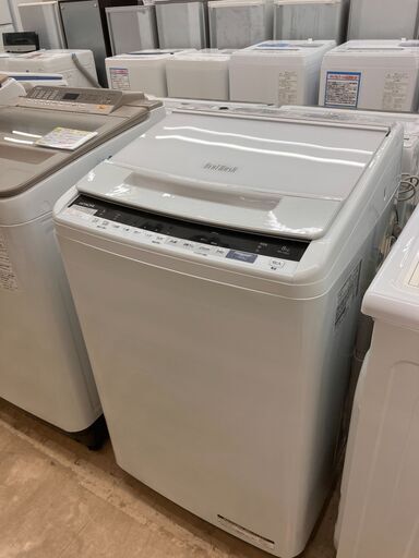 HITACHI 日立 8㎏洗濯機 2019年式 BW-V80E No.4770● ※現金、クレジット、スマホ決済対応※