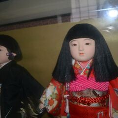 日本人形　寿善代作　華鶴