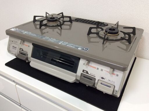 (1/16受渡済)JT6056【RINNAI/リンナイ ガスコンロ LPガス】美品 2018年製 RT64JH-L 家電 キッチン レンジ ガステーブル 左側強火 ホーロー