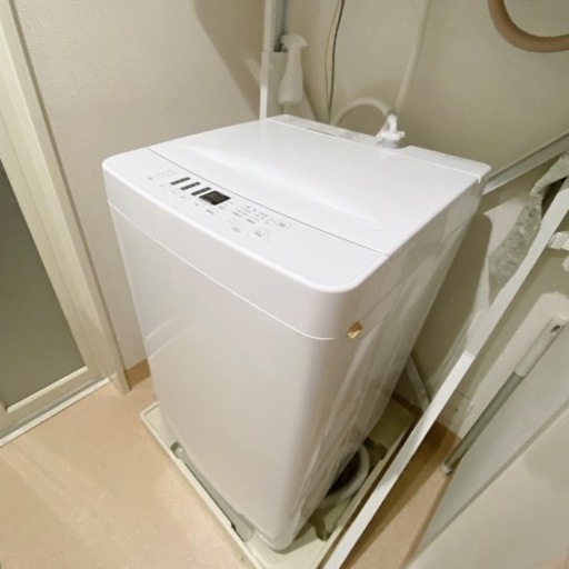 [決まりました] 2020年製 TAGlabel by amadana 全自動洗濯機 ホワイト AT-WM5511-WH 5.5kg