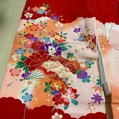 お宮参り着物　正絹　初着