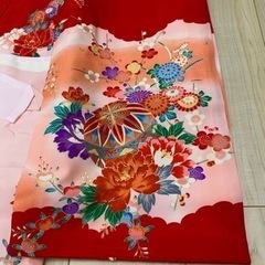 お宮参り着物　正絹　初着