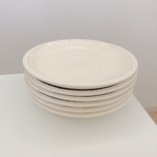 廃盤品 ウェッジウッド 黒壺 エドミー プレート 6枚 EDME クイーズウェア