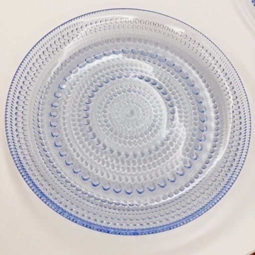 美品 イッタラ カステへルミ アクア 2枚 17cm iittala ブルー