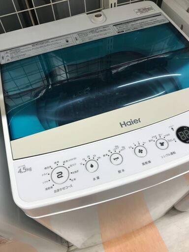洗濯機 ハイアール JW-C45A 2018年製 ※動作チェック済/当店6ヶ月保証