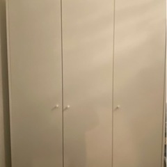 IKEA クローゼット　ワードローブ　耐震ポール付き