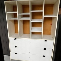 IKEA  ディスプレイ棚　靴箱　白　使い方色々できます