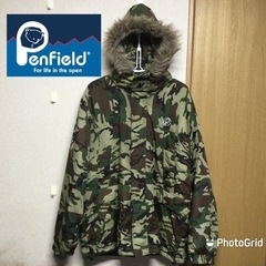 ★早い者勝ちSALE！★Penfield 中綿入り迷彩柄フーデッ...