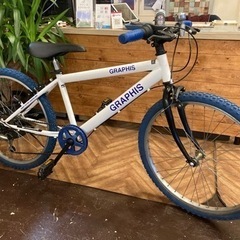 値下げ！後輪チューブ・チェーン新品！6段変速】24インチマウンテン 