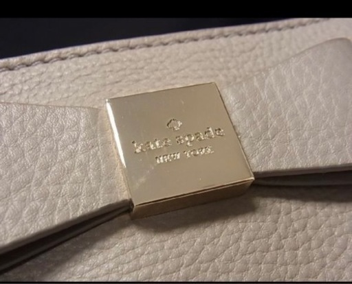 kate spade レザーリボントートバッグ