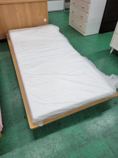 家具ならトレファク吉川店！！ 無印良品 × IKEA シングルベッド ナチュラル 変色有