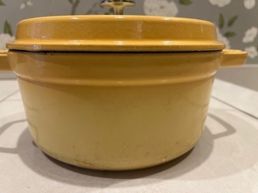 STAUB ストウブ ココット ラウンド 22cm イエロー staub ストウブ