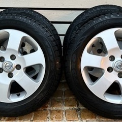 セレナ純正アルミ付スタッドレス4本 バリ山！（1/21で出品終了予定）