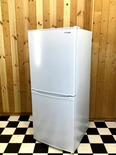 IRIS OHYAMA 冷蔵庫　 IRSD-14A-W　2020年製　ホワイト　142L　2ドア　右開き　住まい　キッチン
