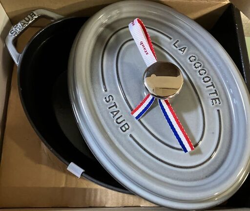 STAUB オーバル　グレー ストウブオーバルココット(グレー)/Staub | 鉄鋳物製のフランス