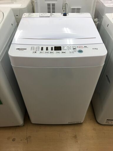 Hisense　ハイセンス　4.5kg全自動洗濯機　HW-E4503　2020年製