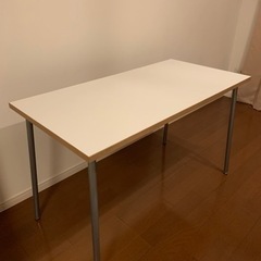 ダイニングテーブル　120cm  シンプル　白