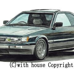 NC-417 NISSAN レパードアルティマV30 限定版画 ...