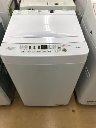 Hisense　ハイセンス　5.5kg全自動洗濯機　HW-E5503　2020年製