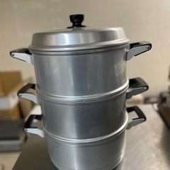 【値下しました！】三段蒸し器（直径30cm）※返品・クレーム3日...