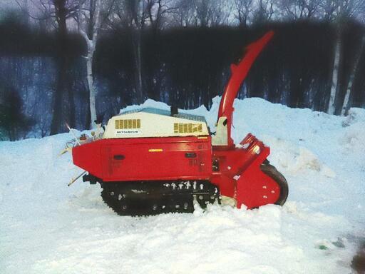 がっちり整備済み 三菱 ディーゼル 除雪機